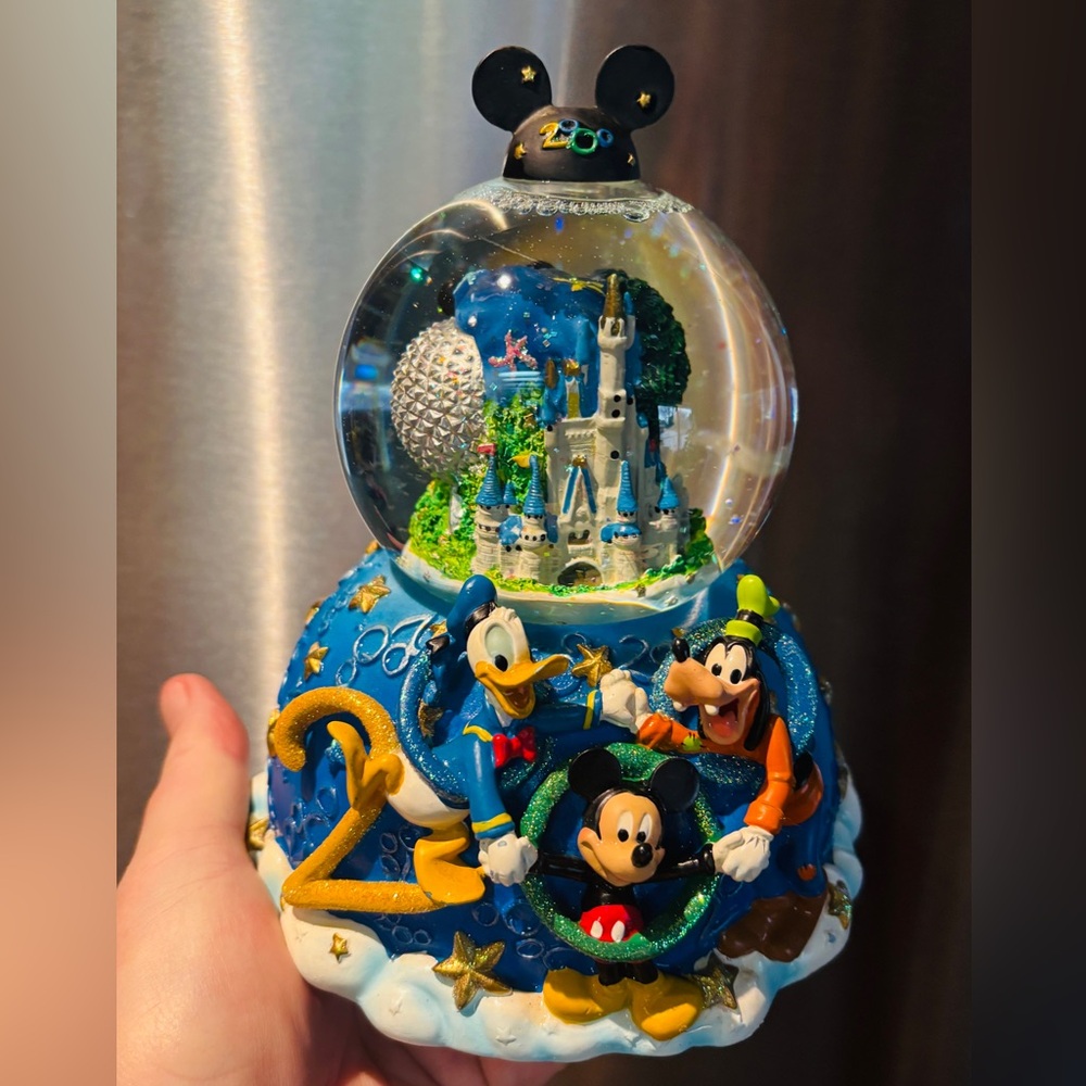 Disney Magical Castle Snow Globe with Mickey and Friends